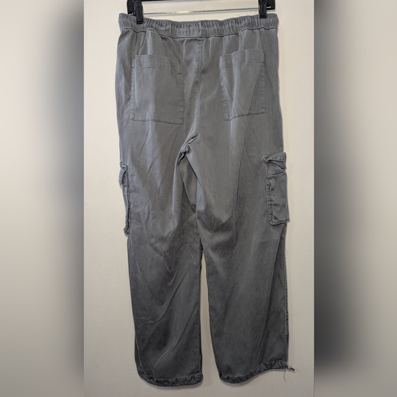 C&C California Cargo Pants Gray Utility Drawstring Women's Size L - Picture 7 of 8